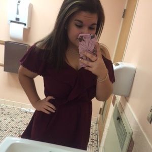 American Eagle Ruffle Dress